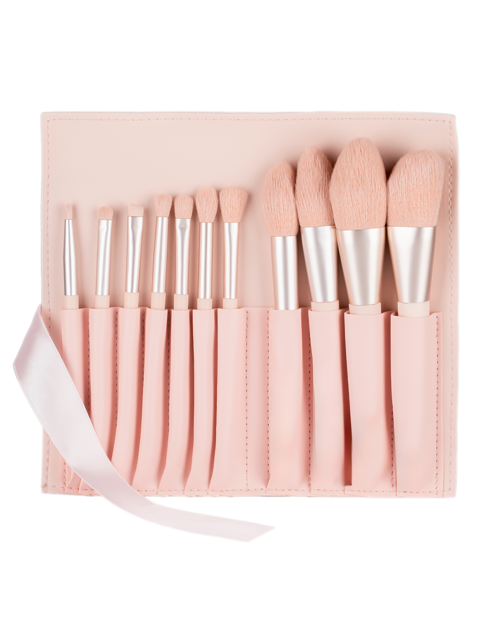 OFFICE 11 Pieces Pink Brush Set